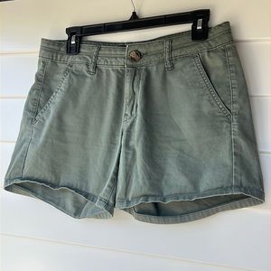 Military Green American Eagle Shorts